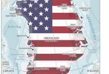 '성조기 덮인 그린란드' 지도…덴마크, 트럼프에 "점령 위협 중단하라"