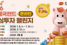 우본, 새해맞이 온라인 펀드 가입 이벤트…"중·저위험 상품 구성"