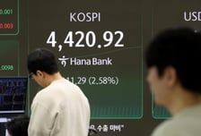 [속보] 코스피 4400 돌파…사상 최고치 경신