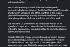 "더 큰 대가" 트럼프 경고에...베네수엘라 부통령 "협력" 태도 바꿨다