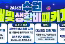 첫째 50만원·청년 월세 100만원…수원시 '새빛 생활비 패키지' 시작