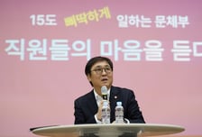 최휘영 문체부 장관, 신년 직원과의 대화 "직급 없이 이름 부르자"