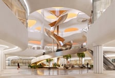 서부티엔디, 대형 복합개발 본격화… 복합쇼핑몰 인테리어 공개