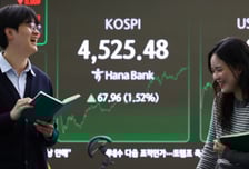 '적토마' 코스피, 4525.48