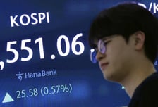 코스피, 4600선 터치 후 '미끌'…4551.06 마감