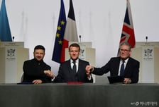 미국 빠졌지만… 英·佛 "휴전 후 우크라에 다국적군 배치"