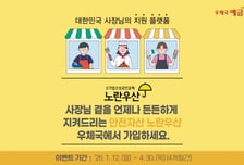 "우체국에서 '노란우산' 가입하면 네이버페이 상품권"