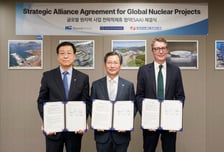 한미글로벌·한전기술·英 터너앤타운젠드, 글로벌 원전 시장 공동 진출