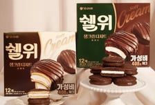 "50년 역량 담았다"…오리온, 생크림 파이 '쉘위' 출시