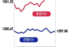 "불장에 저축하면 손해" 뭉칫돈 빠지자…'찬밥'된 은행주, 줍줍 기회?