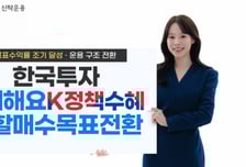'K정책수혜목표전환 펀드' 목표 수익률 6% 조기 달성