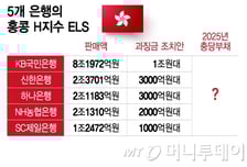 홍콩 ELS 과징금 추정액 '뜨거운 감자'..금감원, 5개 은행 실태파악