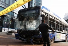 '서대문역 인도 돌진 사고' 버스기사 "브레이크 고장" 주장
