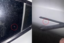 테슬라에 담뱃불 테러 중학생 4명..."차문 열려다 실패하자 화풀이"