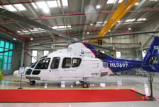 도로에 쓰러진 40대 오토바이 운전자, '닥터헬기'가 12분 만에 이송