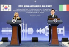 [속보]한-이탈리아 공동언론성명…"2026~2030 액션플랜 마련하기로"