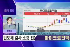 [박소운의 종가 공략] 견조한 성장세 유지! 마이크로컨텍솔, 지금이 저가 매수 타이밍