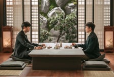 "못 믿어"…'판사 이한영' 지성vs박희순,  살얼음판 식사 자리