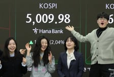 외국인 팔자에 코스피 5000 아래로…4900대 후반 유지 중