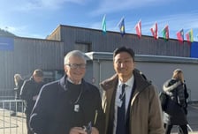 정기선 HD현대 회장, 다보스포럼서 빌 게이츠와 'SMR 회동'