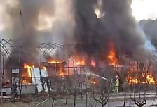 시흥 계수동 비닐하우스 화재…70분 만에 큰 불길 잡혀