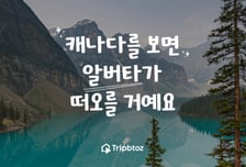 김선호·고윤정이 머문 캐나다 알버타… 트립비토즈에서 즐긴다