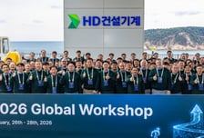 HD건설기계, 글로벌 워크숍 개최…"원팀으로 톱티어 도약"