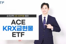 1년 수익률 80%…돈 몰리는 'ACE KRX금현물' ETF, 순자산 4.5조 돌파