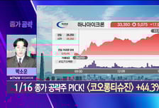 [박소운의 종가 공략] 메모리 업체 설비투자 진행…수주 회복 기대 '주성엔지니어링'