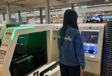 "이게 되네"…인청공항, 안면인식 수하물위탁 서비스 개시