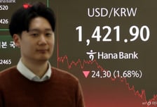 원/달러 환율 1420원대로 급락…달러지수 4년래 최저