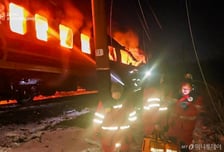 종전 협상 중인데…러시아, 민간인 291명 탄 열차 '드론 공격'