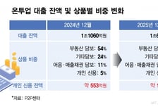 큰 손 들어오자, 개인 신용대출 161%↑… 본업 찾아가는 온투업