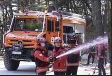 [사진] 김인호 산림청장, 영덕서 '산불대응 합동훈련' 점검