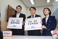 與, 전남광주·충남대전 통합특별법 당론 발의…"수도권 일극체제 극복"