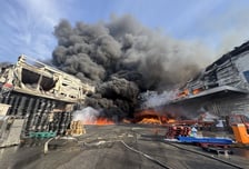 충북 음성 공장 화재, 대응 2단계 발령…"가용 소방력 총동원"