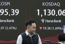 코스피 매도사이드카 발동…5% 넘게 급락, 5000 붕괴