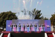 부산 가덕대교∼송정IC 고가도로 건설 첫 삽