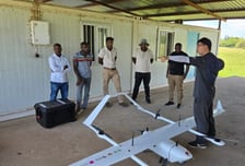 부산테크노파크 모잠비크 홍수 현장 드론 투입 피해분석 등 지원