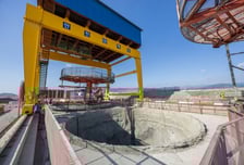 "아파트 43층 높이 수직터널 굴착 성공"…DL이앤씨, RBM공법 '우뚝'