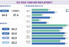 스타트업 호감도, 대기업보다 높다…국민 반기업 정서도 하락