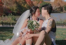 '강철부대W' 곽선희, 동성 연인과 웨딩 화보…"네게 빠질 수밖에"