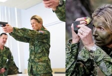 54세 네덜란드 왕비, 일반 병사로 입대...사격→행군 '파격 행보'