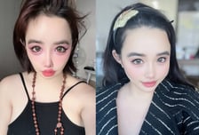 2NE1 박봄, 짙은 화장 지우니 다른 느낌…머리띠 하고 '청순'