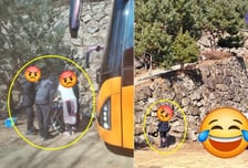 사찰 앞에서 고기 굽고 노상 방뇨..."산악회 제정신이냐" 부글