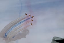 블랙이글스, '골든' 맞춰 사우디서 에어쇼…"차원 다른 기술력"