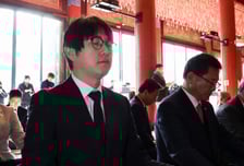 하정우 靑 AI수석 청불회장 취임 법회…강훈식 "국민통합" 당부