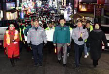 이민근 안산시장, 설 연휴 안전 사각지대 없앤다…민·관·경 합동 순찰