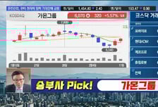 [필승매매 승부사] 가온로보틱스 새로운 성장 동력 확보! '가온그룹'
