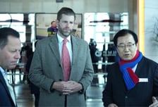 이틀간 하남 찾은 에릭 트럼프... K스타월드 부지 방문